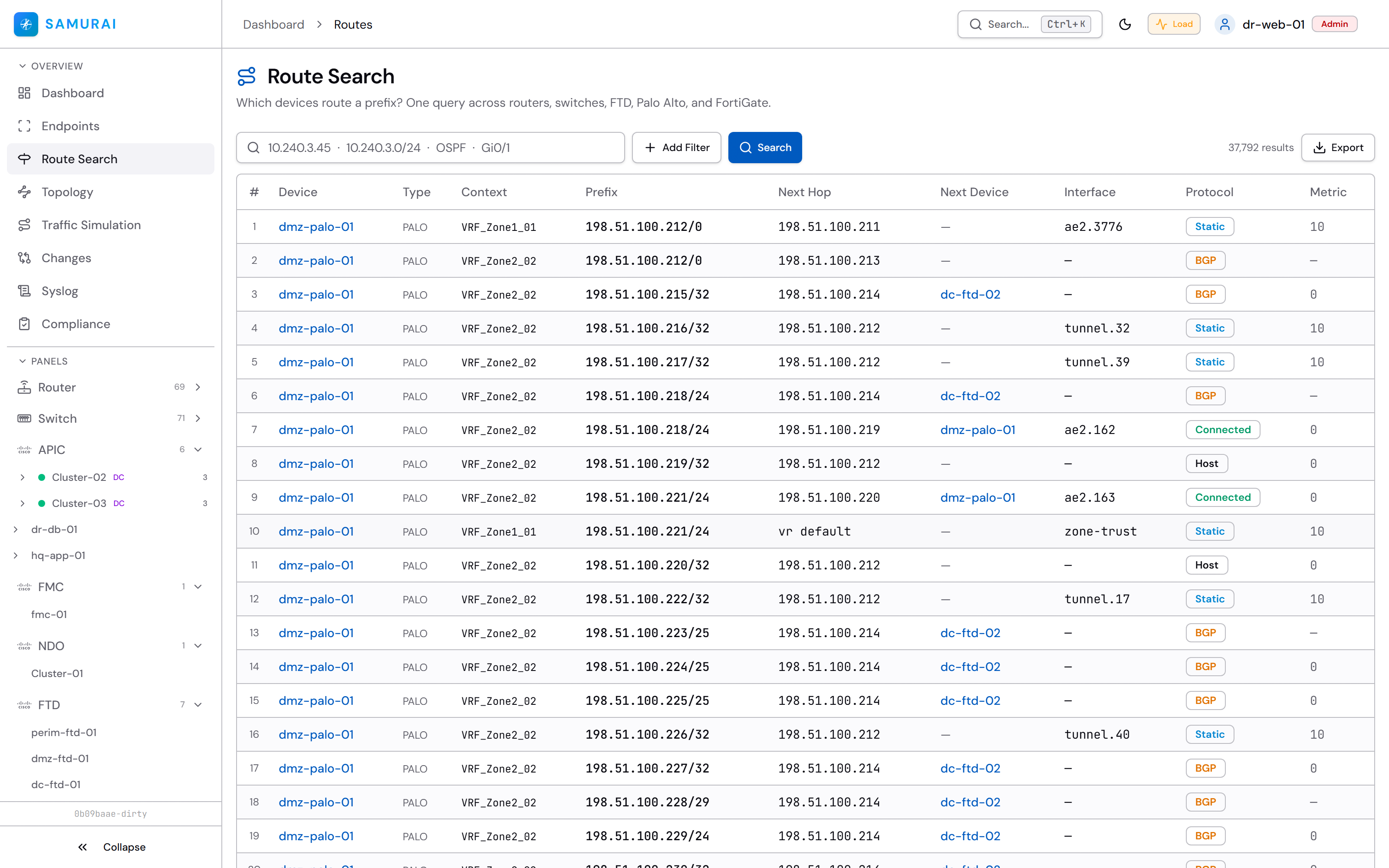 Route Search